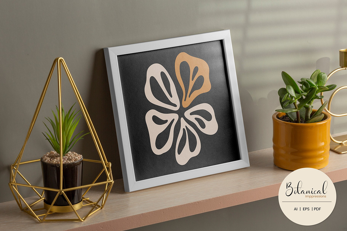 Modern Botanical Harmony Art Print, a Decorative Illustration by Vibrand Studio (Photo 1 of 9)