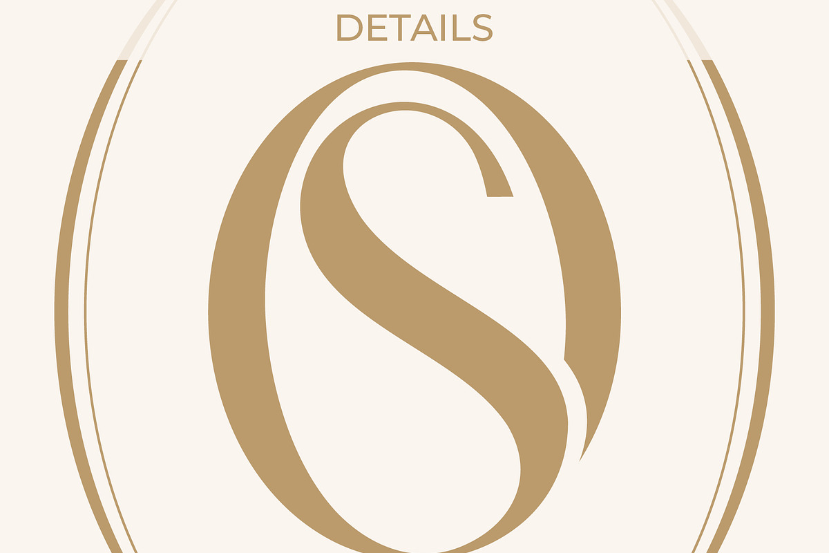 OS SO Wedding Monogram Logo, a Branding & Logo Template by LogoAV (Photo 3 of 6)