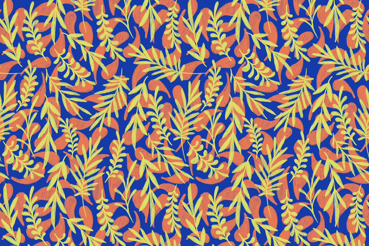 Mediterranean Leaf Seamless Pattern, a Pattern Graphic by Annie Tyndall Creative (Photo 2 of 13)