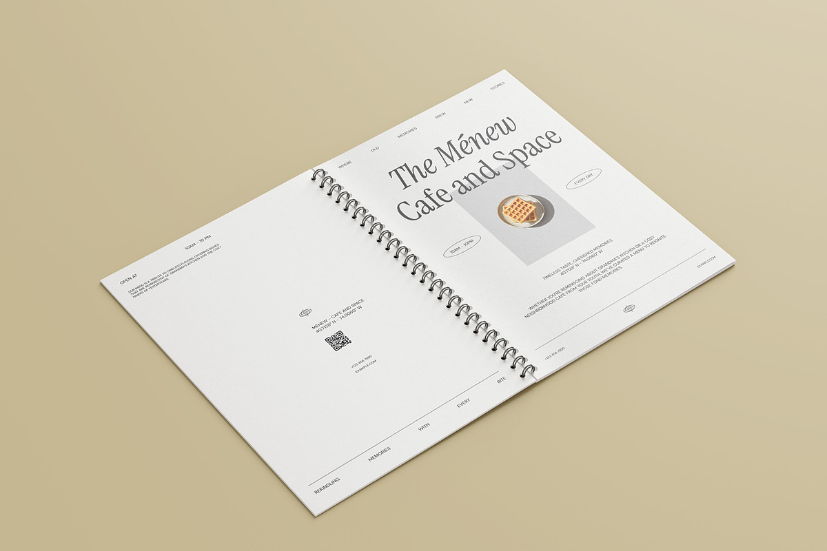 Nostalgic Menu Book - Menew, a Brochure Template by fakhroo (Photo 18 of 18)