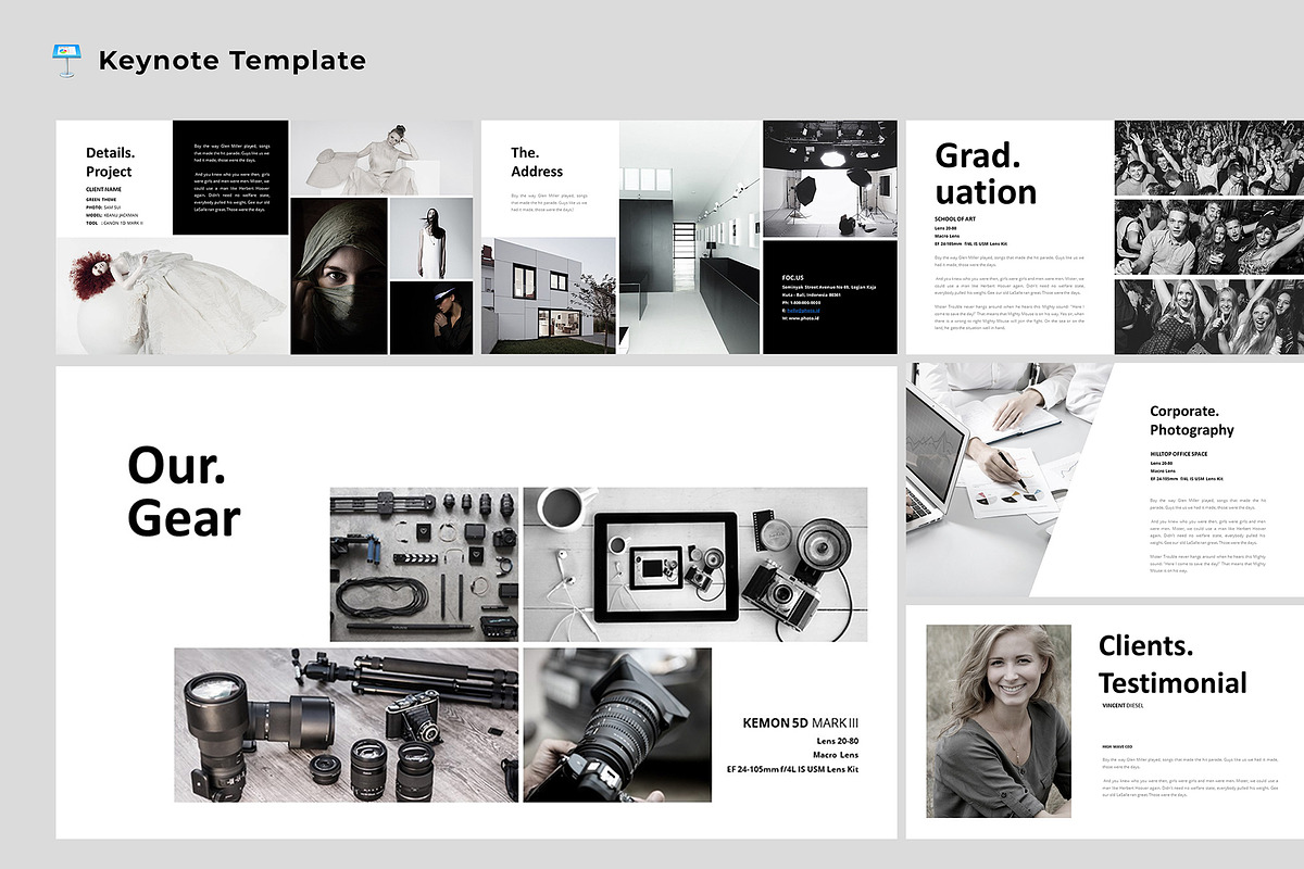 Focus - Keynote Template, a Presentation Template by Incools Stokie (Photo 2 of 10)