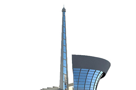 Baku Stadium, an Architecture 3D Model by monogroup