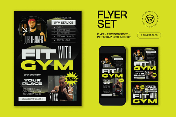 Gym Membership Offers Flyer preview 4