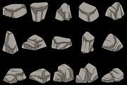 Collection of Stone Illustrations, an Object Illustration by baii09 (Thumbnail 2 of 2)