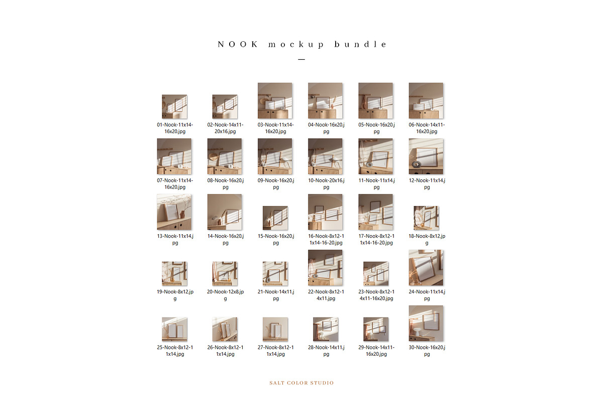 Nook Frame Mockup Bundle, a Household Mockup by Salt Color Studio (Photo 12 of 13)