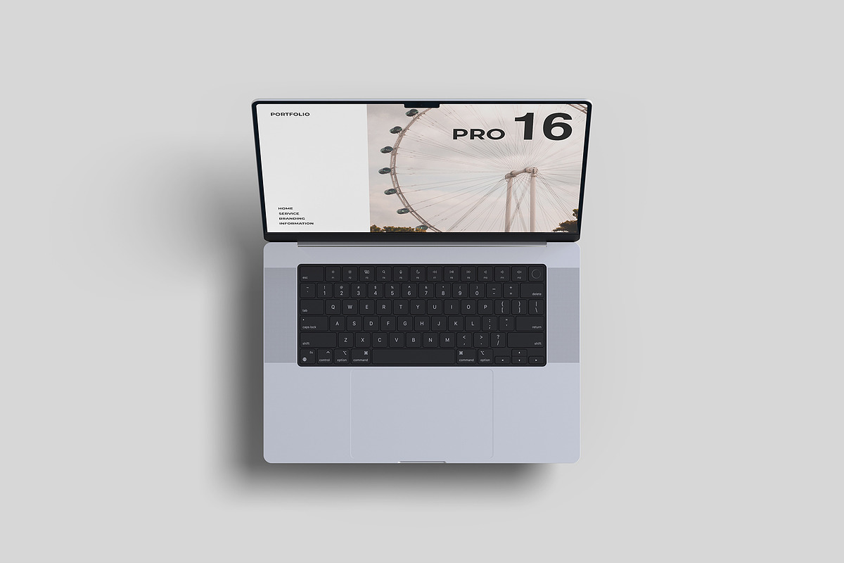MacBook Pro 16 Mockup, a Mac Mockup by graphicpages (Photo 10 of 15)