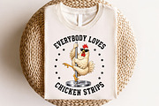 Everybody Loves Chicken Strips PNG, a Seasonal Illustration by CraftArtStudio (Thumbnail 4 of 4)