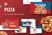 Pizzaria - Pizza PowerPoint, a Presentation Template by Premast (Thumbnail 1 of 3)