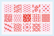 135 Whimsical Patterns and Clip Art, a Pattern Graphic by Leila Divine (Thumbnail 5 of 23)