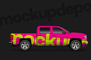 Chevy Silverado PSD Mockup, a Mockup by mockupdepot (Thumbnail 1 of 5)
