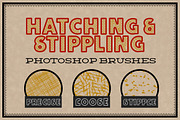 Hatching and Stippling Brushes, a Brushes & More by Compositor's Corner (Thumbnail 1 of 2)