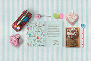 Floral Vector Elements Set + Pattern, an Illustration by OkPen (Thumbnail 6 of 6)