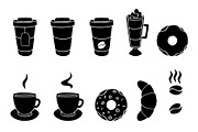 Vector coffee and tea elements, a Food Illustration by Olha's watercolor (Thumbnail 3 of 6)