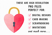 Red Valentine's Day Clipart, an Illustration by Libby Wishes (Thumbnail 3 of 7)