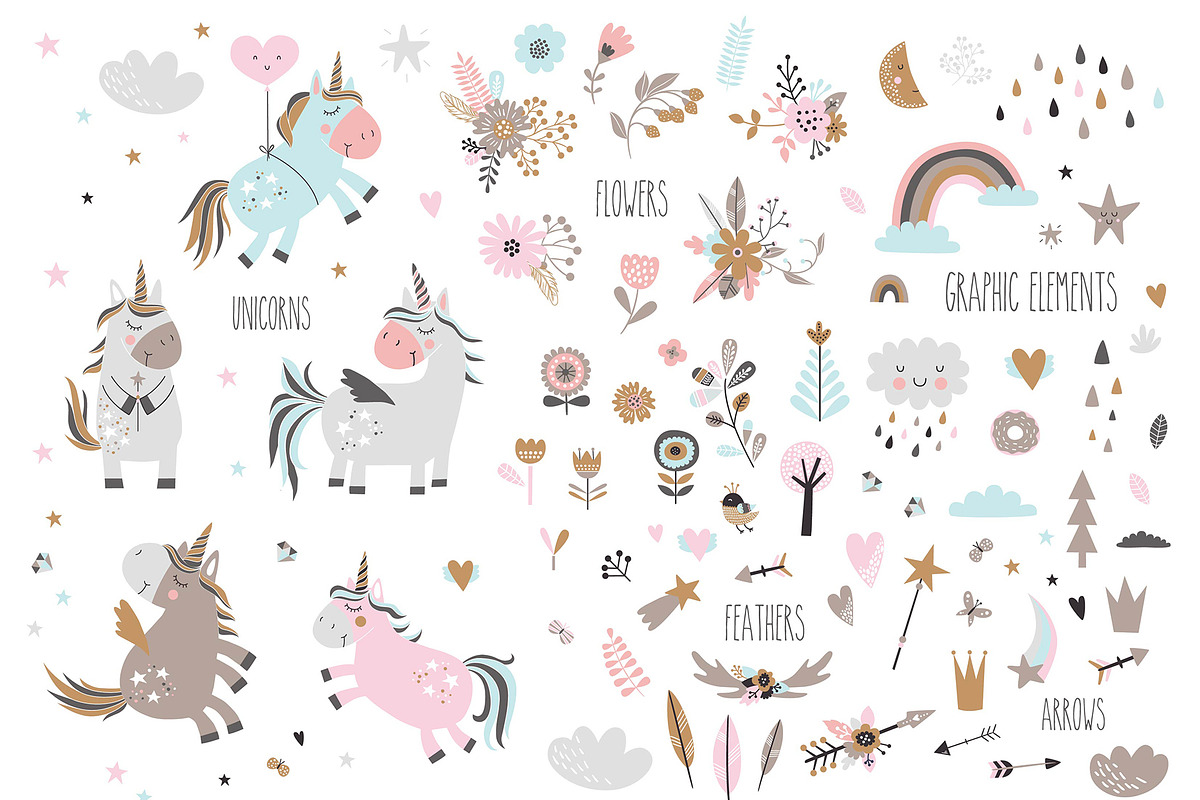 Magic Unicorns, an Animal Illustration by Angelina De Sol (Photo 2 of 9)