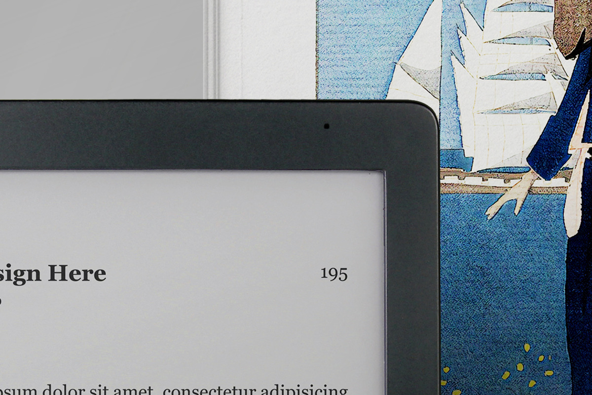 E-Book Reader Mockup & Book, a Books & Magazine Mockup by Avelina Studio (Photo 2 of 2)