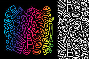 Doodle seamless pattern, a Pattern Graphic by MalinaShop (Thumbnail 1 of 4)