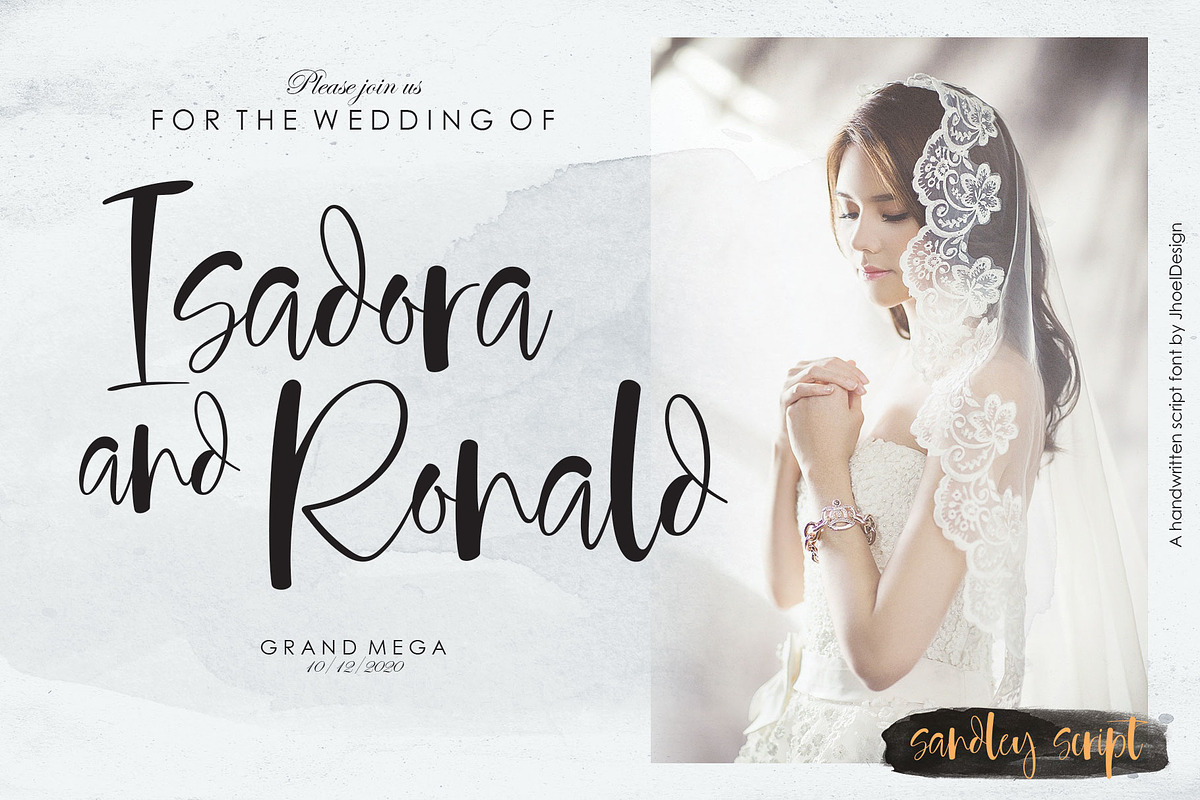 Sandley | Handwritten Script Font preview 2