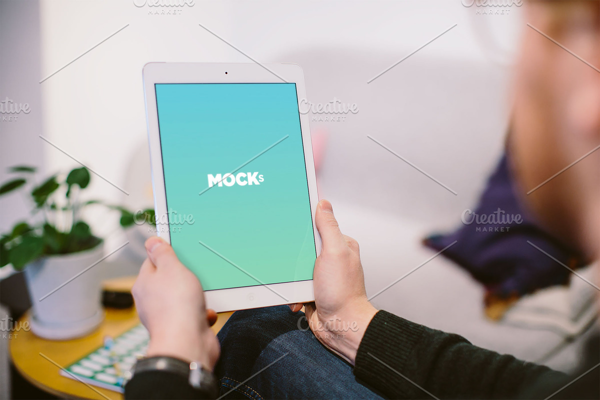 iPad Air Office Mockups, an iPad Mockup by Mockura (Photo 3 of 7)
