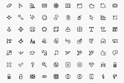 1,200 Awesome Strokeicon Set, an Icon by VectorCam (Thumbnail 3 of 4)