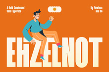 Ehzelnot - Bold Condensed Sans Font