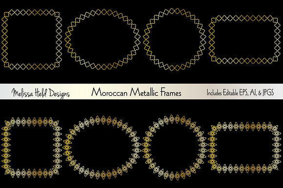 Moroccan Metallic Frames preview 7