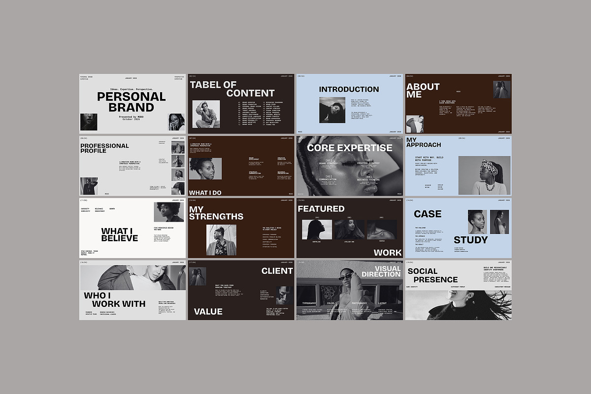 MODO-Personal Brand Keynote, a Presentation Template by adoestudio (Photo 7 of 9)
