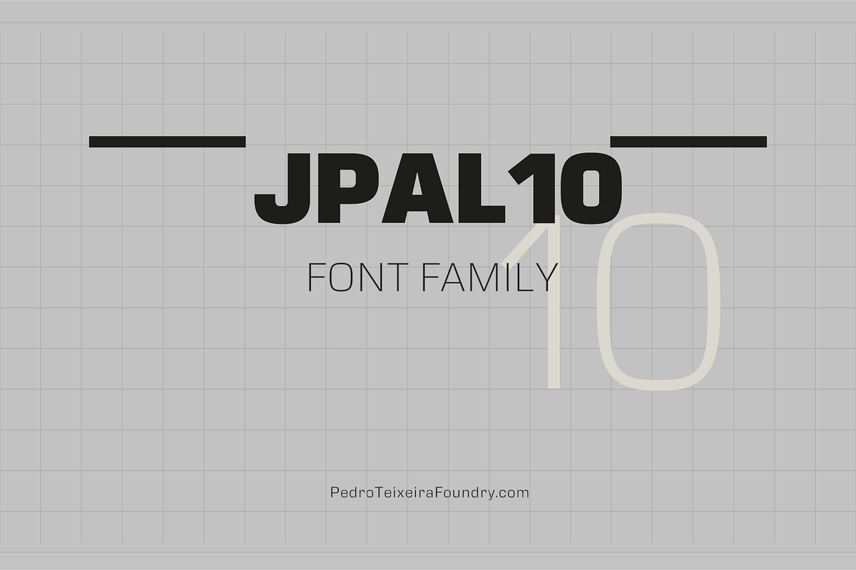 JPAL10 Modern Sans Serif Font Family, a Sans Serif Font by vectalex (Photo 5 of 8)