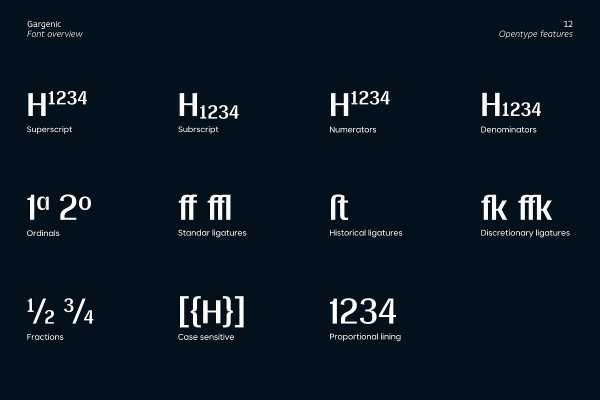 Gargenic, a Sans Serif Font by Zafara Studios (Photo 12 of 12)