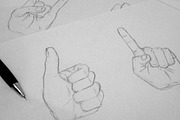 Hand Illustrated Hands and Fists, an Illustration by GhostlyPixels (Thumbnail 4 of 4)
