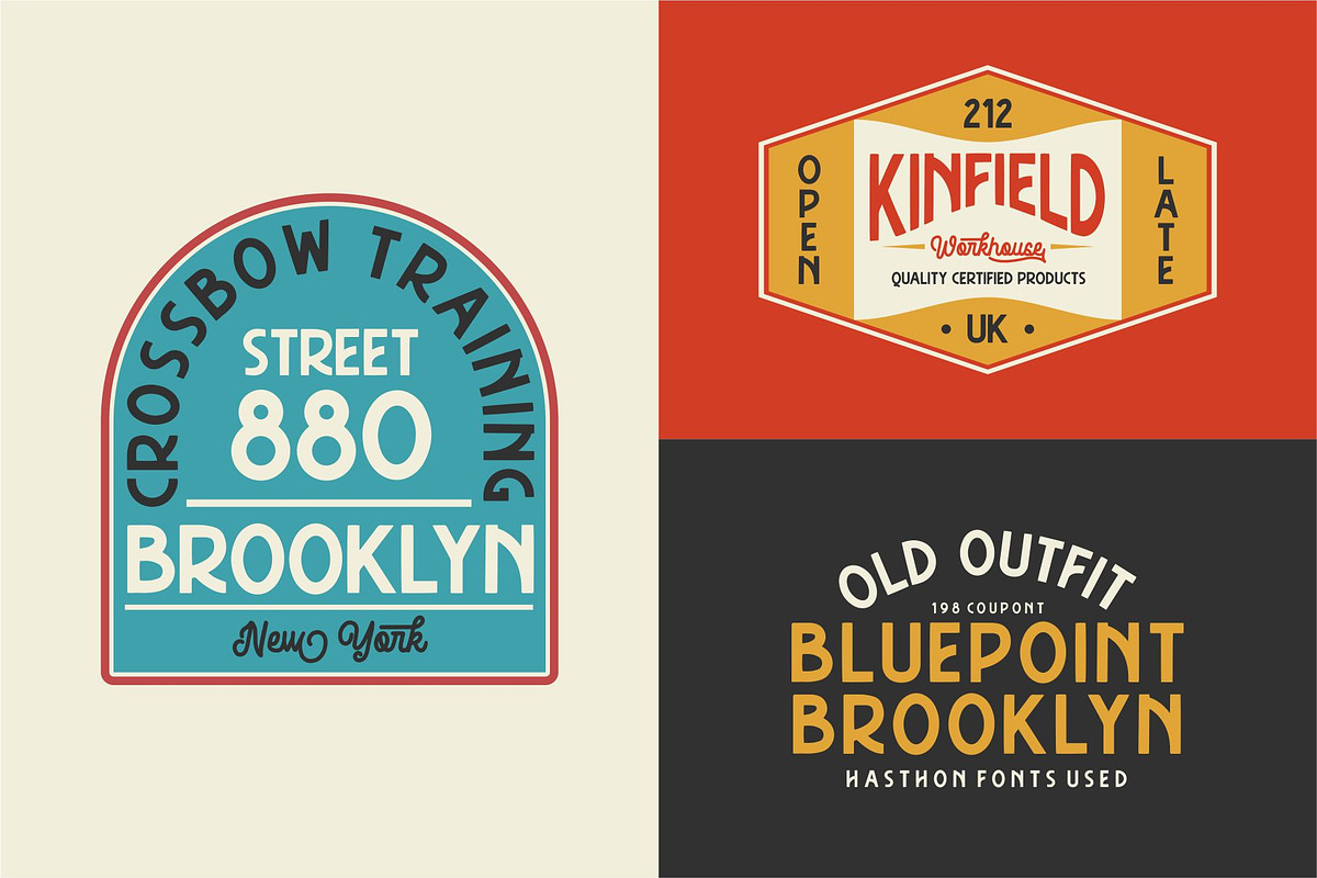 Hasthon - Vintage Font, a Sans Serif Font by Garisman Std (Photo 9 of 10)