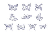 Breeds Butterfly Hand-Drawn Vol. 1, an Animal Illustration by SLAB! Design (Thumbnail 2 of 3)