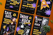 Indie Rock Festival Instagram Story, a Social Media Template by Annora Studio (Thumbnail 2 of 6)