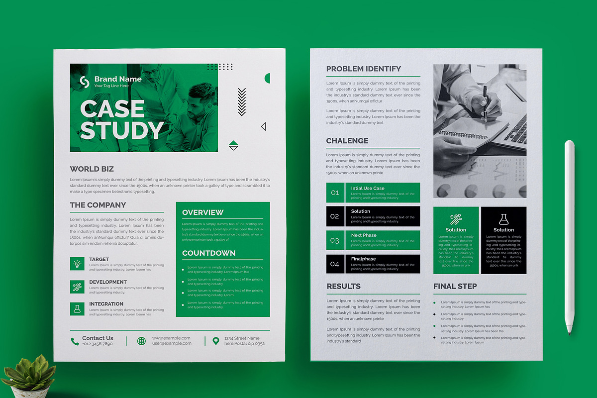 Case Study 2023, a Stationery Template by MightyDesign (Photo 1 of 6)