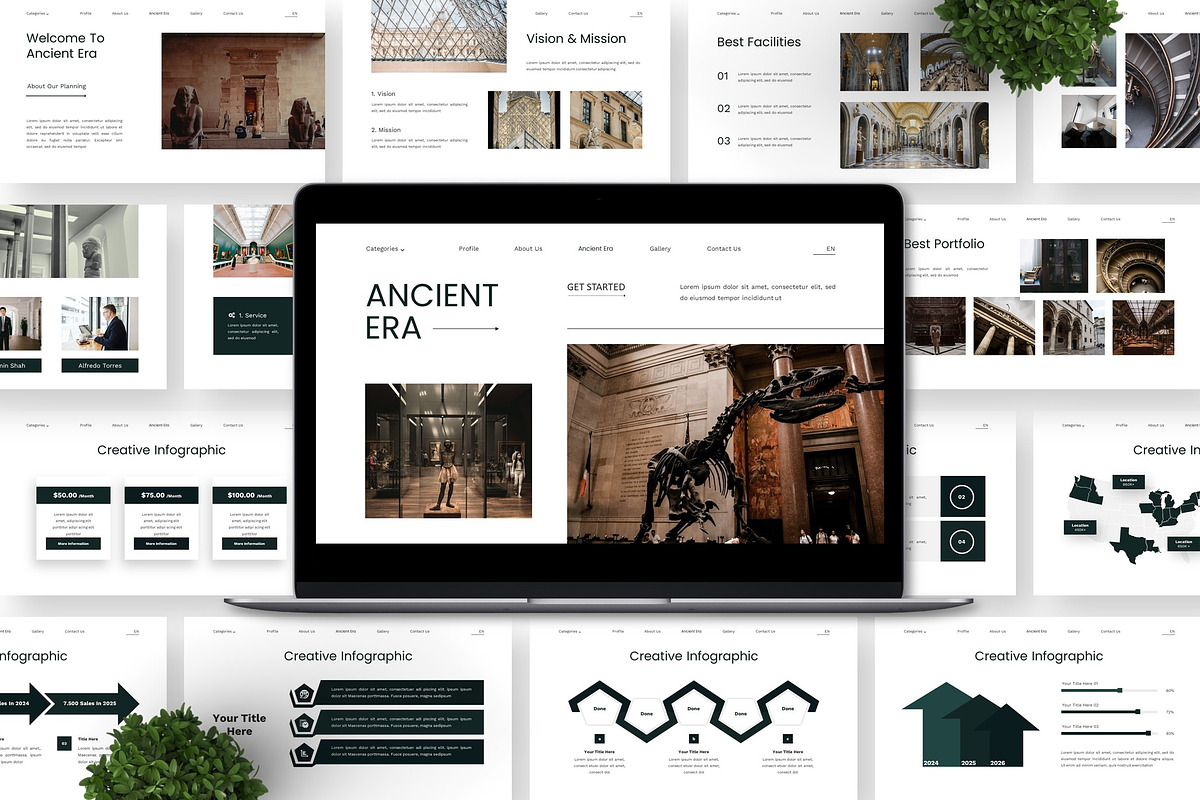 Ancient Era - Museum Powerpoint preview 6