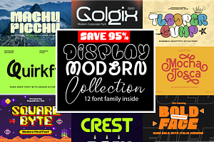 Display Modern - Bundle Font