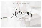 Harmony Script, a Script Font by Creamy Script (Thumbnail 1 of 6)