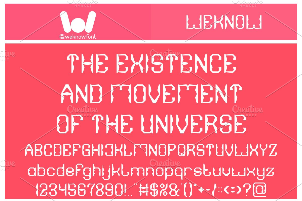 Scientific View font, a Font by weknow (Photo 4 of 8)