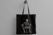 Skeleton Lifting Dumbbells, an Object Illustration by nomlimo.com (Thumbnail 3 of 3)