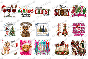 Christmas TShirt Design Bundle PNG, a Seasonal Illustration by CrexoraLab (Thumbnail 2 of 3)