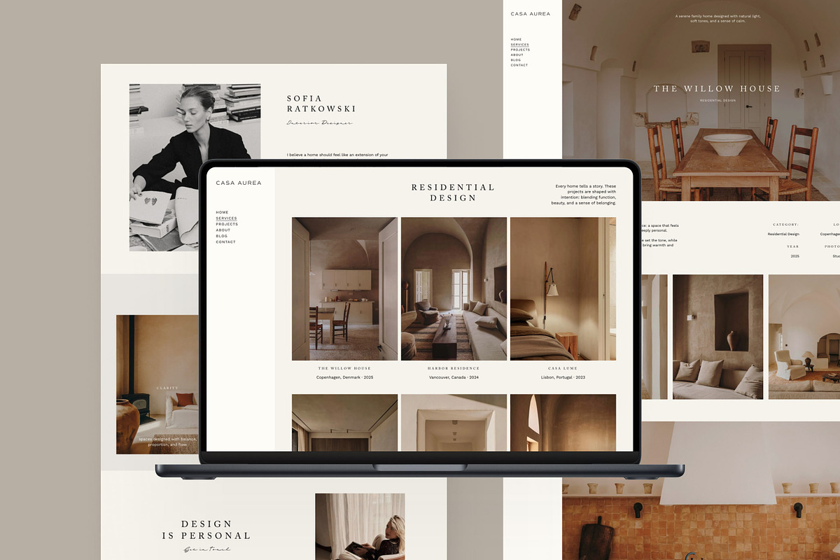Squarespace Template Interior Design, a Squarespace Template by The Soft Voice (Photo 9 of 9)