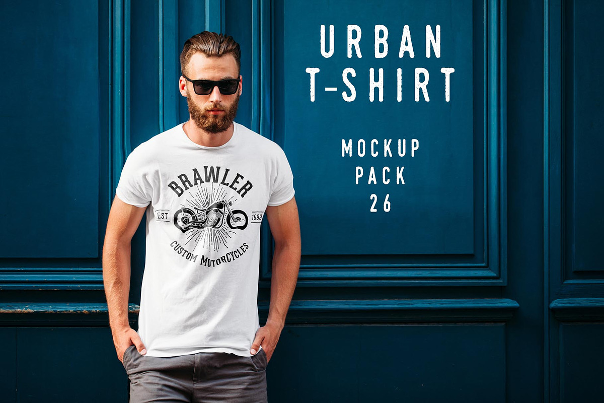 T-Shirt Mockup pack / Urban Edition, a Shirt Mockup by Arfis (Photo 1 of 28)