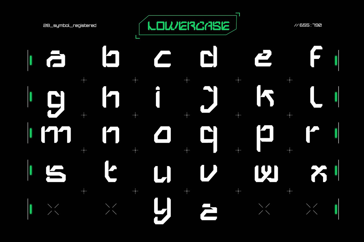 Zyper - Futuristic Display Font, a Font by Inviline.co (Photo 3 of 7)