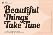 Velorys – Bold Retro Display Font, a Script Font by Wow Magic (Thumbnail 3 of 6)