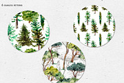 Watercolor Tree Clipart, an Illustration by Belusuab (Thumbnail 7 of 10)