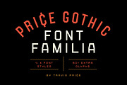Price Gothic Font Family, a Sans Serif Font by Price Foundry (Thumbnail 2 of 10)