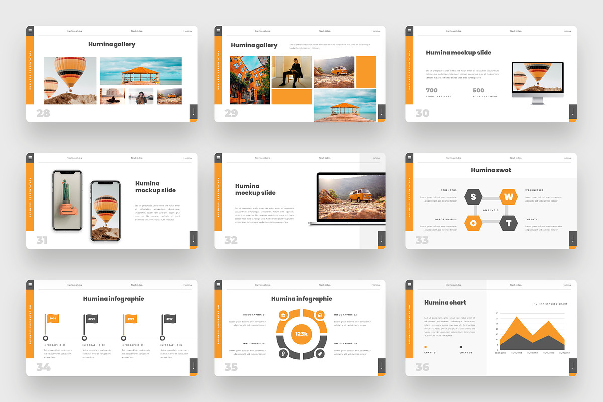 Humina - Business Keynote Template, a Presentation Template by BeadyLab (Photo 5 of 6)