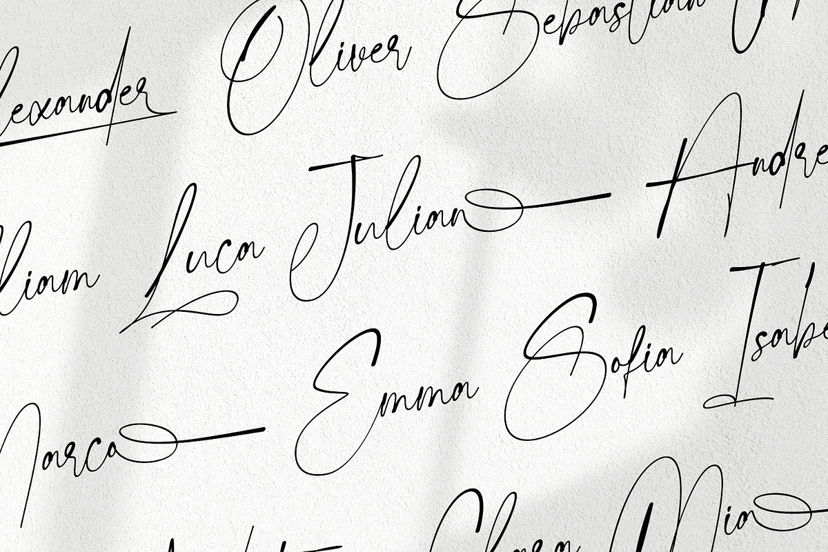 Staywhite, a Script Font by din-studio.com (Photo 7 of 12)