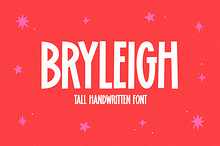 Bryleigh | Tall Handwritten Font