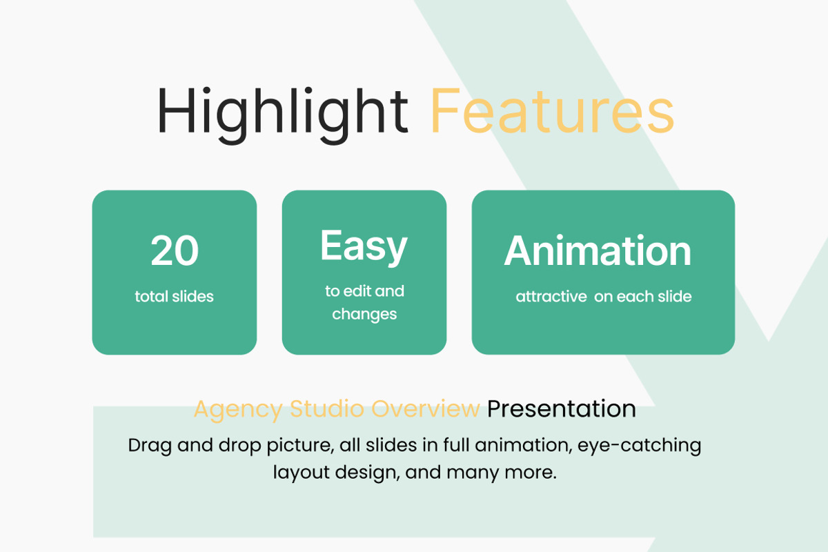 Agency Studio Overview PowerPoint, a Presentation Template by Loin Studio (Photo 2 of 4)